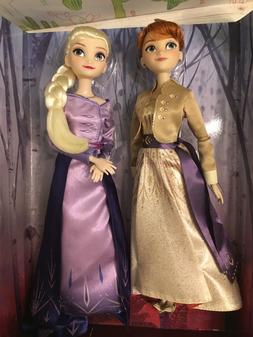Disney store Anna & Elsa classic set purple dress Frozen 2 n