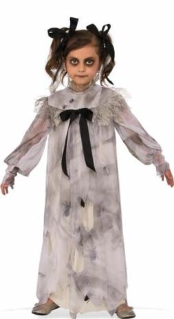 Sweet Screams Ghost Haunted Doll Child Girls Costume L Large