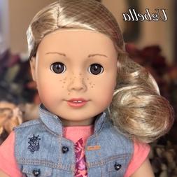 American Girl TENNEY 18" Doll Long Blonde Hair Brown Eyes Mu