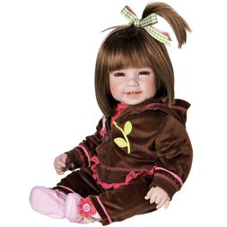 Adora Play Blonde Toddlers Baby Girl Brown Hair Eyes Soft Bo