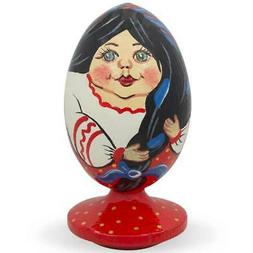 Ukrainian Doll in Embroidered Blouse Vyshyvanka Wooden Figur