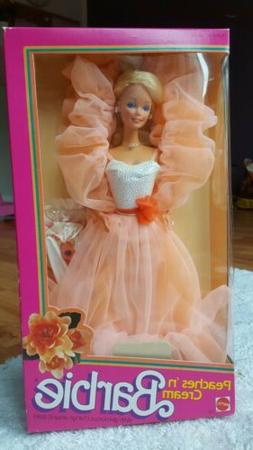 Vintage Collectible 1984 Peaches And Cream Barbie Doll New I