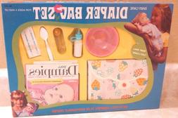 Vintage Miner Baby Care Diaper Bag Set Luv N Care With Doll 