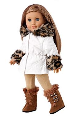 Winter Fun - 3 piece outfit - Ivory Parka with Leggings and 