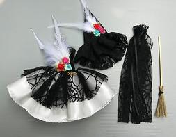 12" Clothing White-black