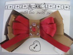 YOUR CHOICE OF ONE CHRISTMAS HAIR BOW FOR GIRLS-SEE LIST & P